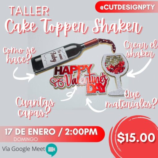 Taller de Cake Topper Shaker